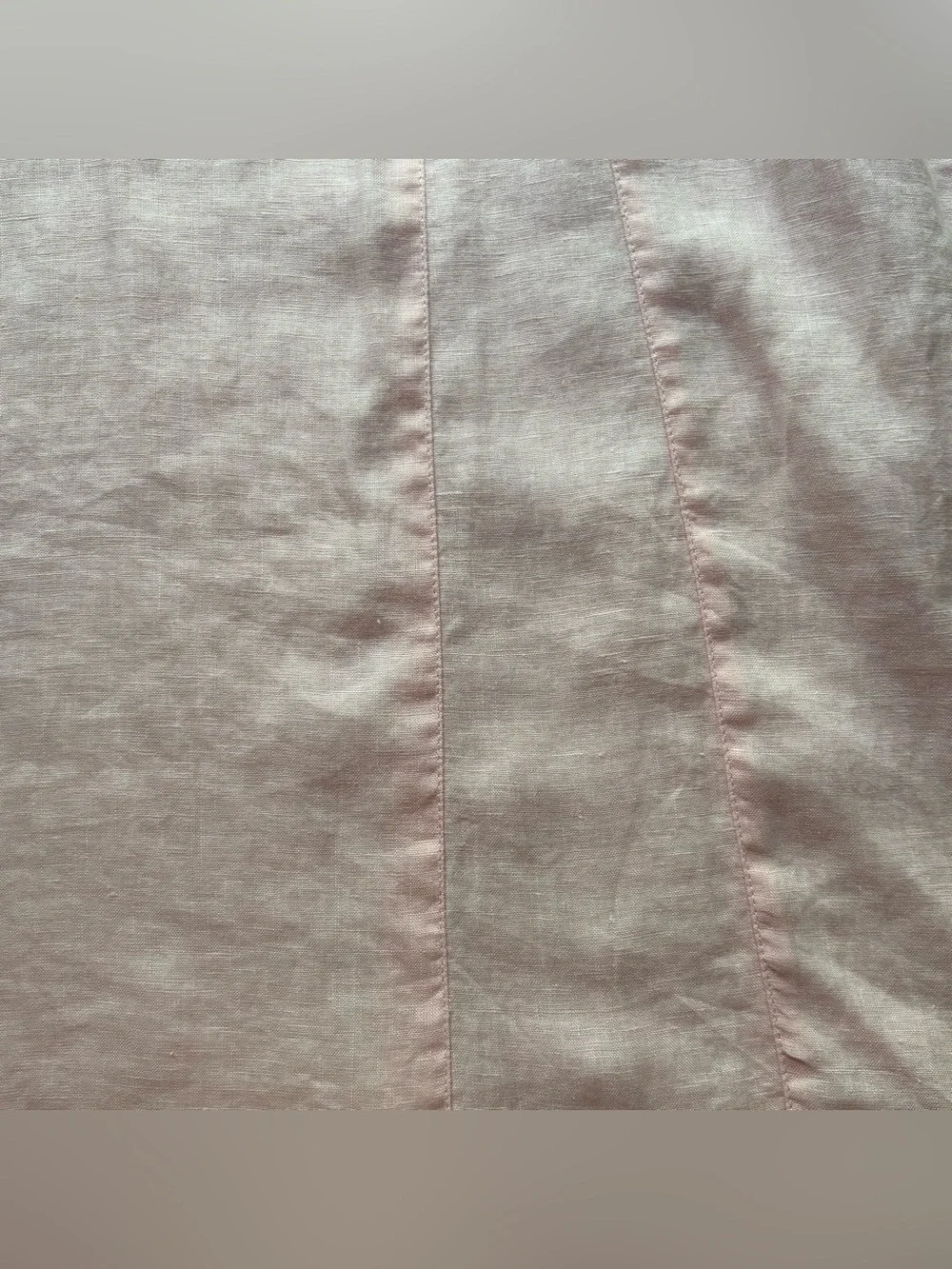 J. Jill Love Linen Light Pink Sleeveless Shift Dress Summer Vacation Size Small - Picture 11 of 11